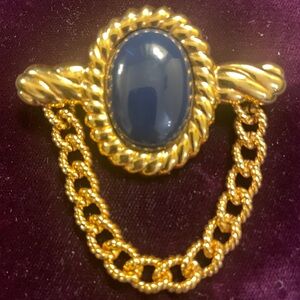 Vintage Monet Chain Brooch